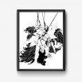Suspendu au plafond - 50x65